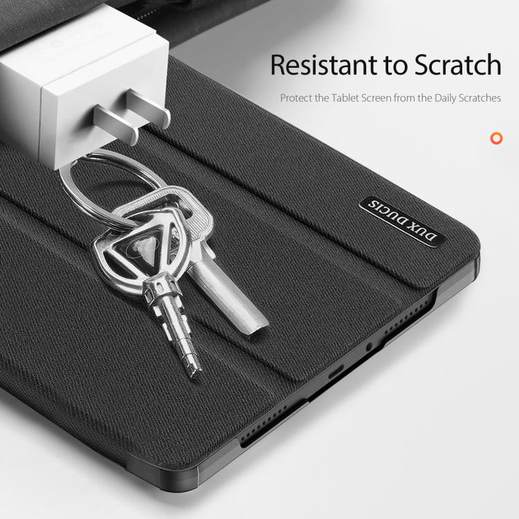 For Xiaomi Redmi Pad 2 Pro / Pad Pro 5G DUX DUCIS Domo Series Cloth Texture Magnetic Leather Tablet Case