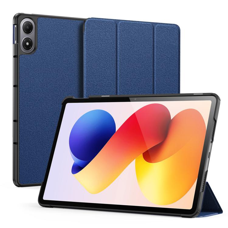 For Xiaomi Redmi Pad 2 Pro / Pad Pro 5G DUX DUCIS Domo Series Cloth Texture Magnetic Leather Tablet Case