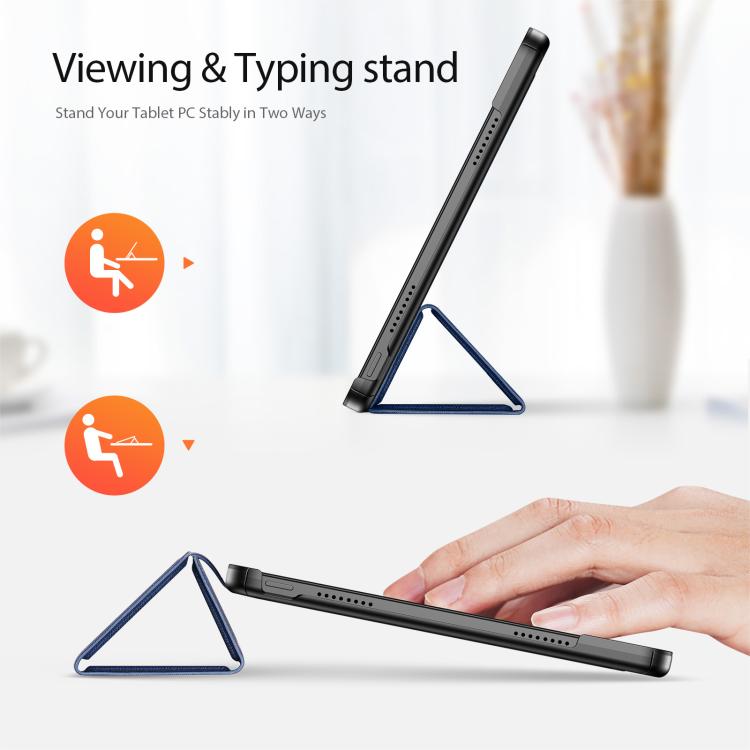 For Xiaomi Redmi Pad 2 Pro / Pad Pro 5G DUX DUCIS Domo Series Cloth Texture Magnetic Leather Tablet Case