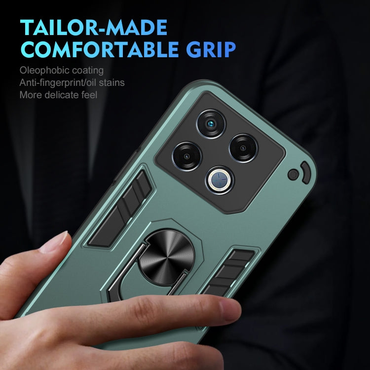 For Infinix GT 20 Pro Shockproof Metal Ring Holder Phone Case