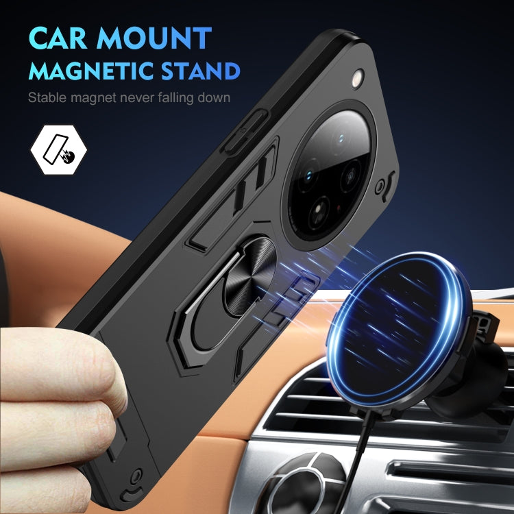 For Infinix Zero 40 4G Shockproof Metal Ring Holder Phone Case