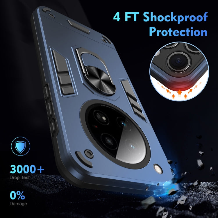 For Infinix Zero 40 4G Shockproof Metal Ring Holder Phone Case