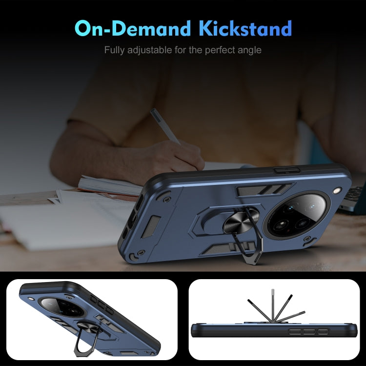 For Infinix Zero 40 4G Shockproof Metal Ring Holder Phone Case