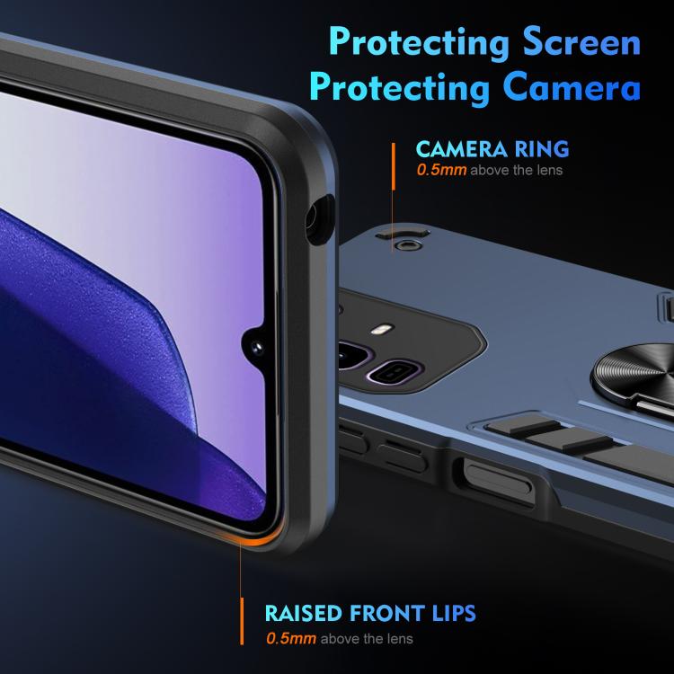 For Infinix Note 50 Pro 4G Shockproof Metal Ring Holder Phone Case