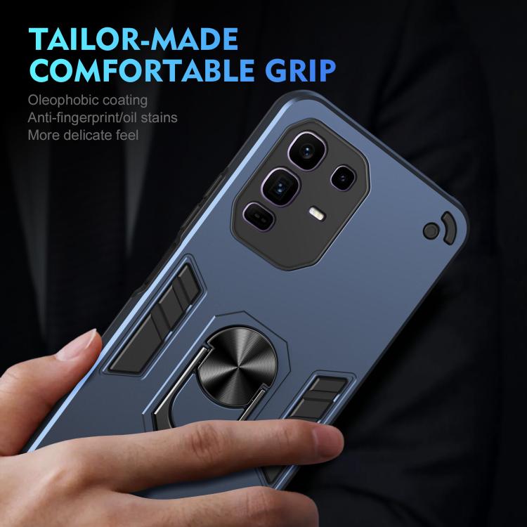 For Infinix Note 50 Pro+ Shockproof Metal Ring Holder Phone Case
