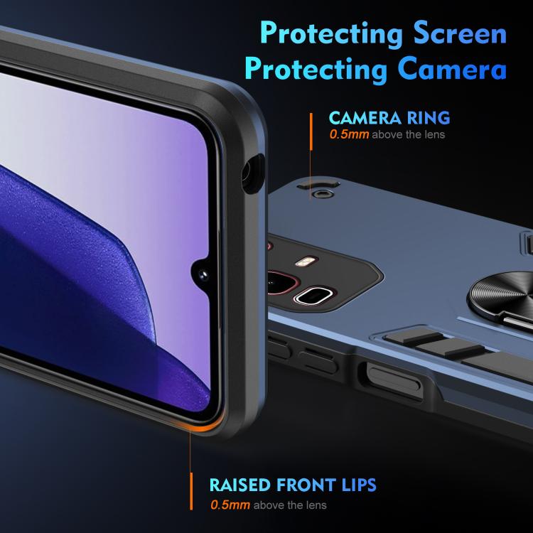 For Infinix Note 50s Shockproof Metal Ring Holder Phone Case