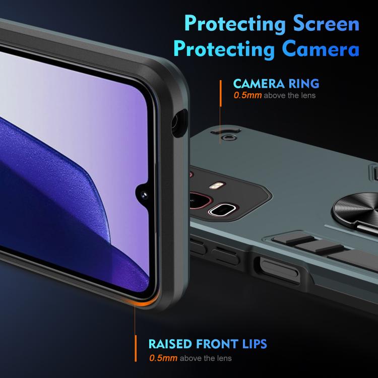 For Infinix Note 50s Shockproof Metal Ring Holder Phone Case