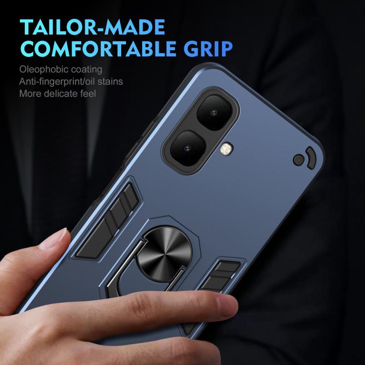 For Infinix Smart 10 Shockproof Metal Ring Holder Phone Case