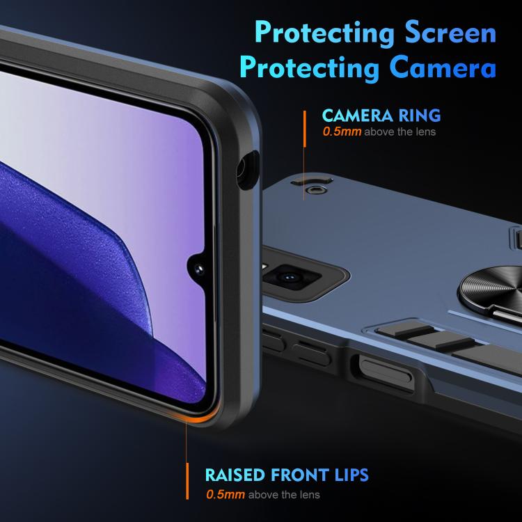 For Infinix GT 30 Pro Shockproof Metal Ring Holder Phone Case