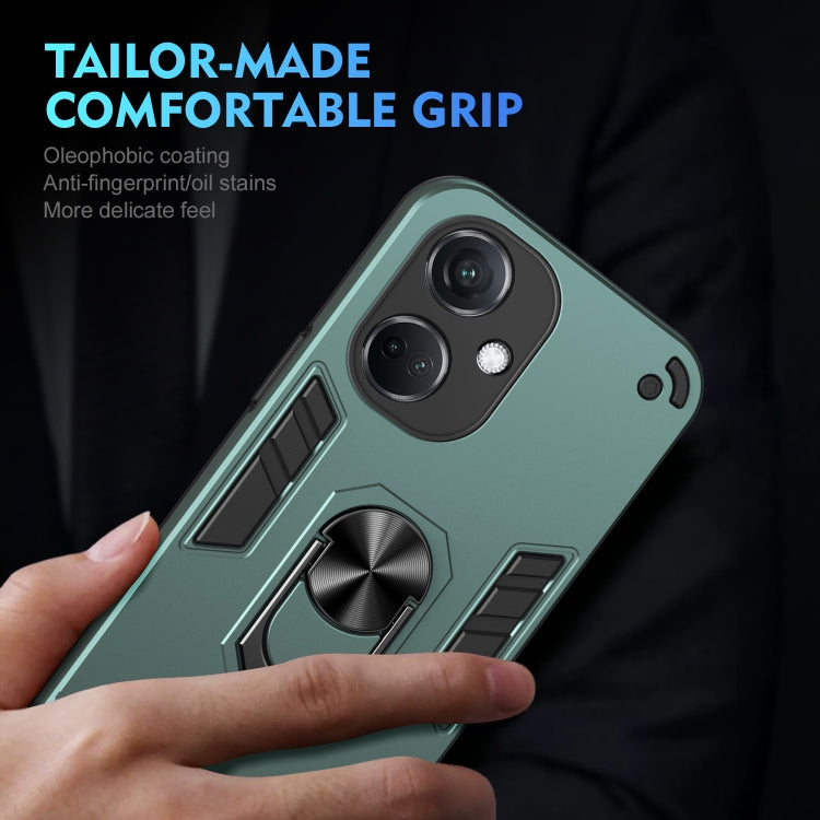 For OPPO K11 Shockproof Metal Ring Holder Phone Case
