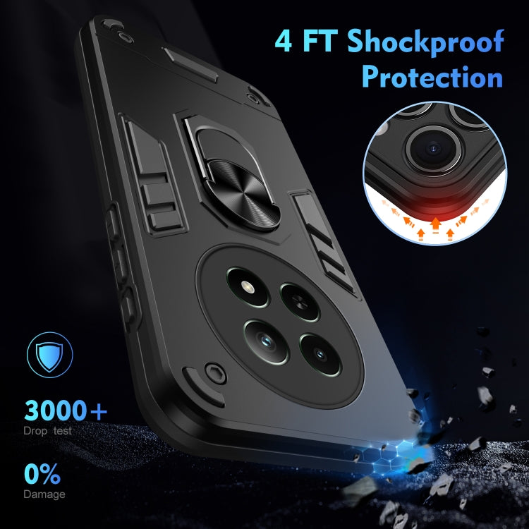 For Realme 12 5G Shockproof Metal Ring Holder Phone Case
