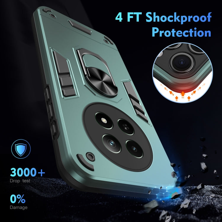 For Realme 12 5G Shockproof Metal Ring Holder Phone Case