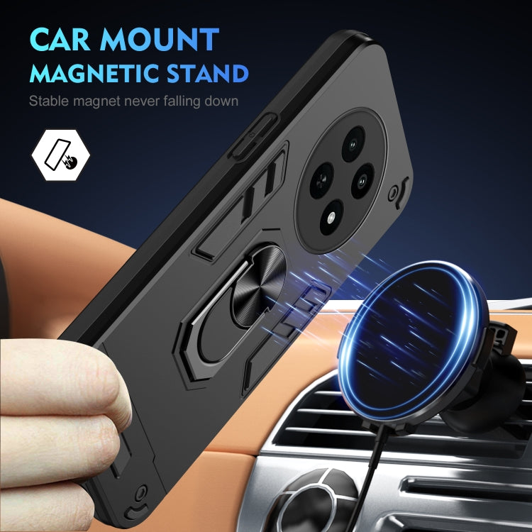For Realme 12X Shockproof Metal Ring Holder Phone Case