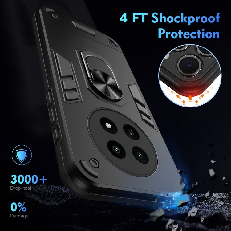 For Realme 12X Shockproof Metal Ring Holder Phone Case