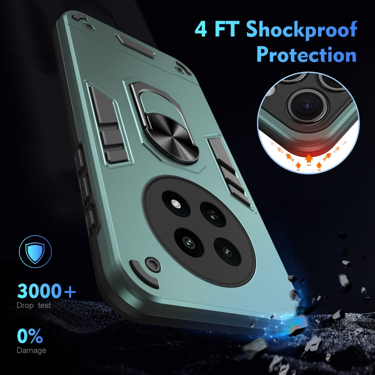 For Realme 12X Shockproof Metal Ring Holder Phone Case