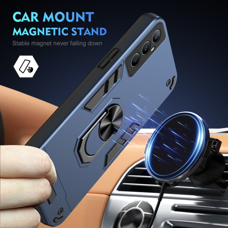 For Realme C65 Shockproof Metal Ring Holder Phone Case