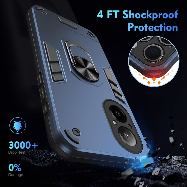 For Realme C67 4G Shockproof Metal Ring Holder Phone Case