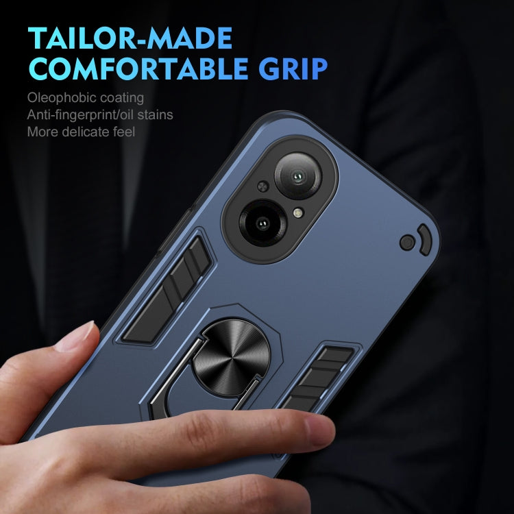 For Realme C67 4G Shockproof Metal Ring Holder Phone Case