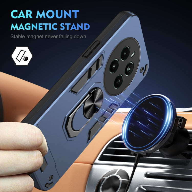 For Realme Narzo 70 Pro Shockproof Metal Ring Holder Phone Case