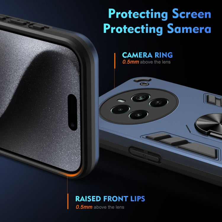 For Realme Narzo 70 Pro Shockproof Metal Ring Holder Phone Case