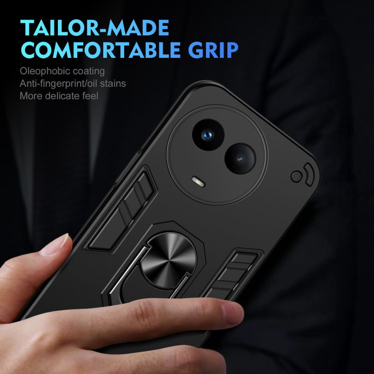 For Realme V50 Shockproof Metal Ring Holder Phone Case