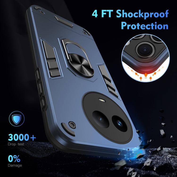For Realme V50 Shockproof Metal Ring Holder Phone Case