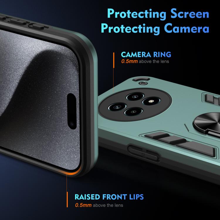 For Realme 13 Pro / 13 Pro+ Shockproof Metal Ring Holder Phone Case