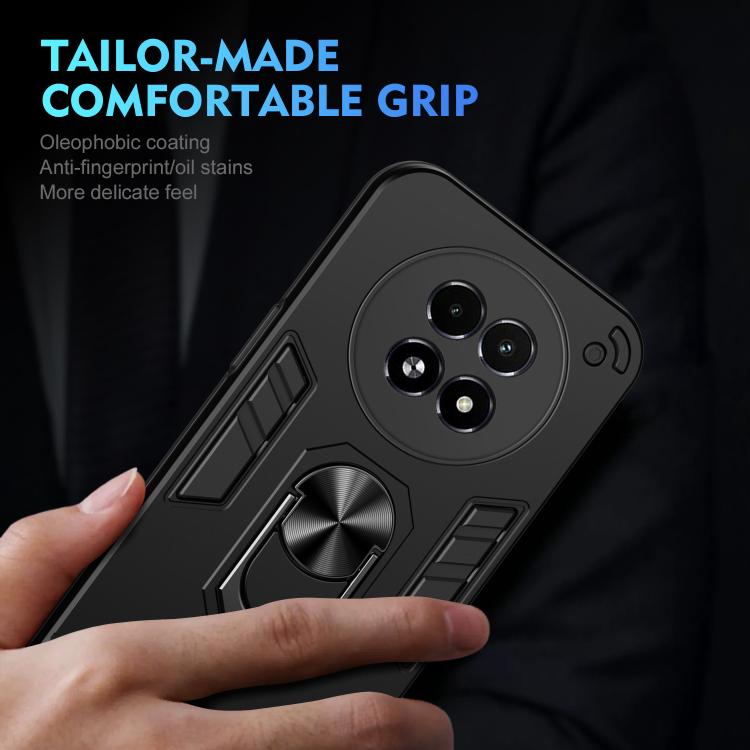 For Realme 13 5G Shockproof Metal Ring Holder Phone Case
