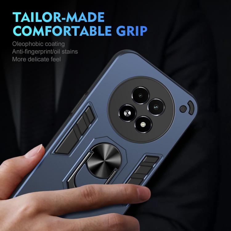 For Realme 13 5G Shockproof Metal Ring Holder Phone Case