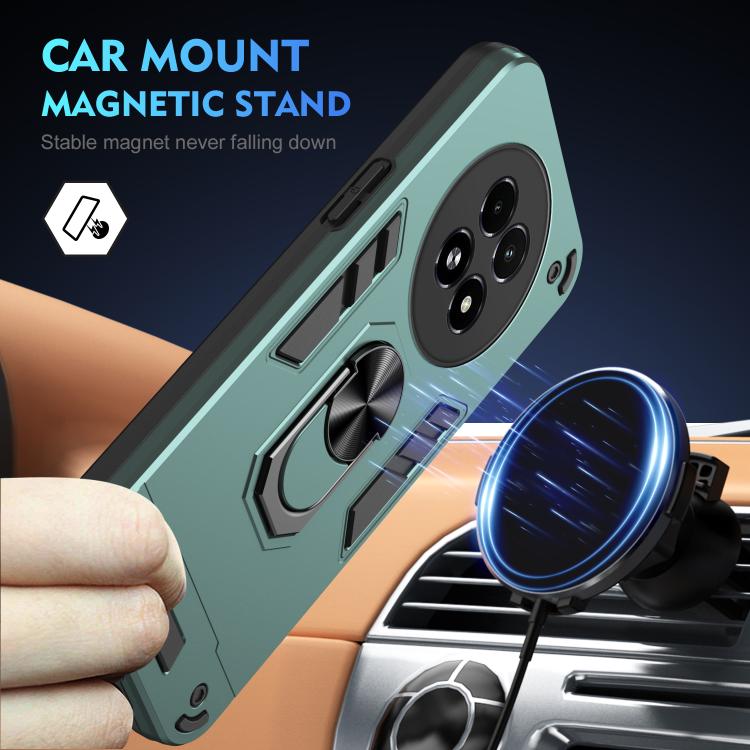 For Realme 13 5G Shockproof Metal Ring Holder Phone Case