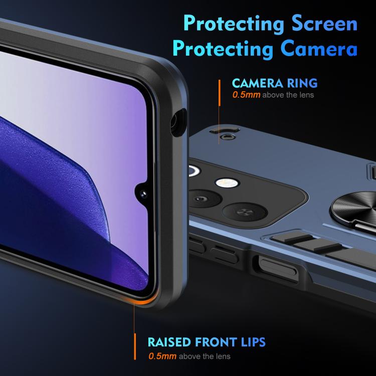 For Realme C85 5G / 15x 5G India Shockproof Metal Ring Holder Phone Case