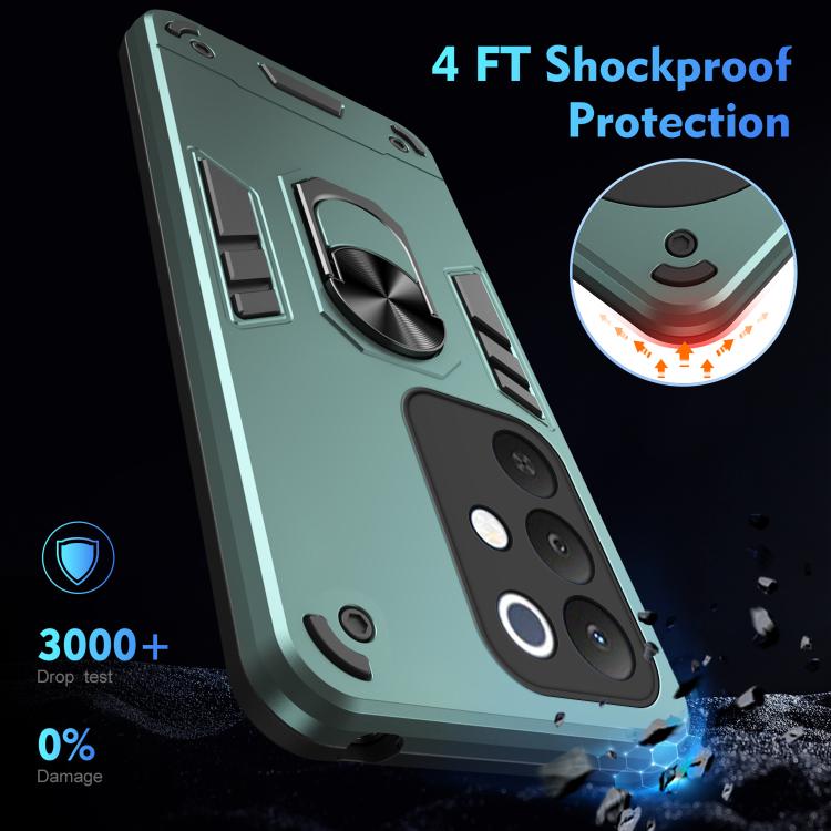 For Realme C85 5G / 15x 5G India Shockproof Metal Ring Holder Phone Case