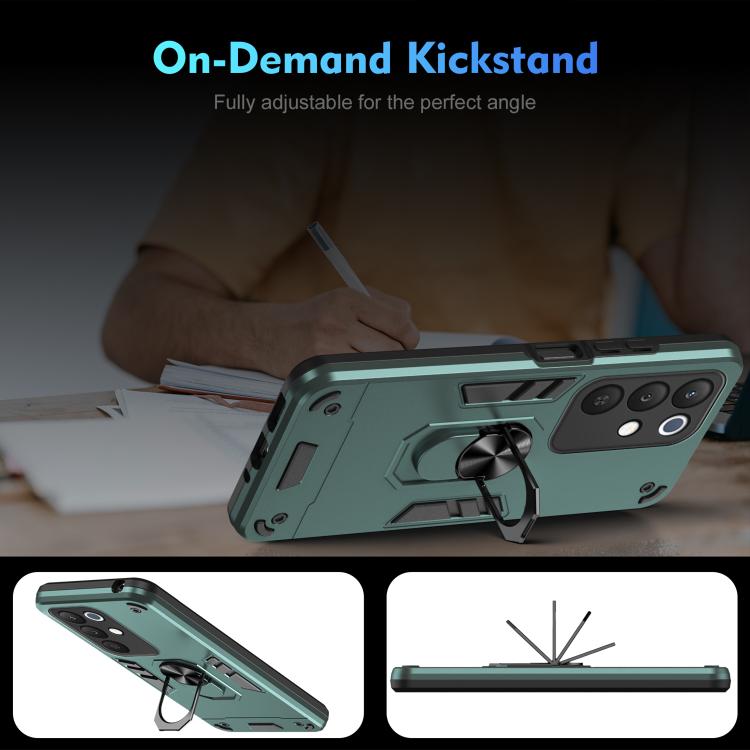 For Realme C85 5G / 15x 5G India Shockproof Metal Ring Holder Phone Case