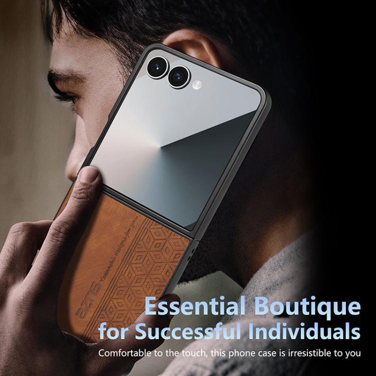 For Samsung Galaxy Z Flip7 5G AZNS 3D Embossed Skin Feel Phone Case