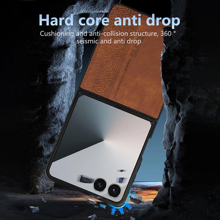For Samsung Galaxy Z Flip7 5G AZNS 3D Embossed Skin Feel Phone Case