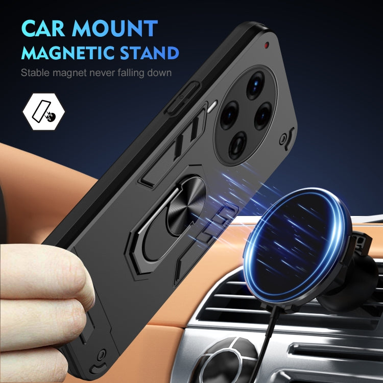 For Tecno Camon 30 Premier Shockproof Metal Ring Holder Phone Case