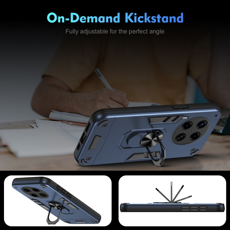 For Tecno Camon 30 Premier Shockproof Metal Ring Holder Phone Case