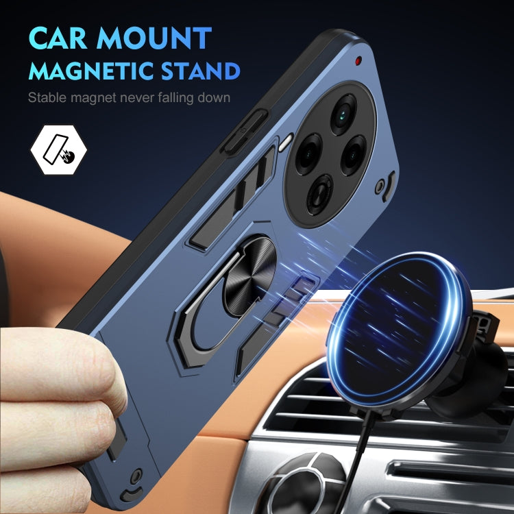For Tecno Camon 30 4G Shockproof Metal Ring Holder Phone Case