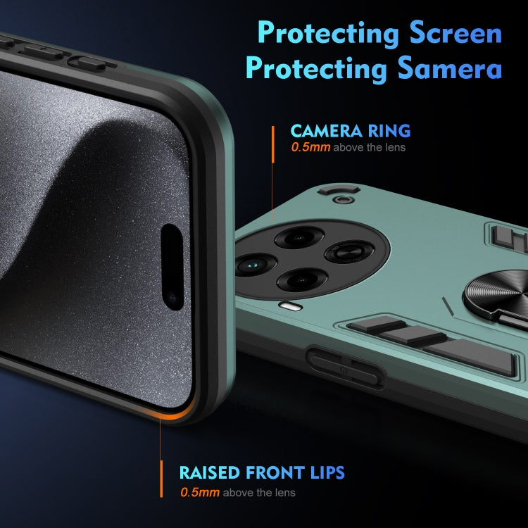 For Tecno Camon 30 4G Shockproof Metal Ring Holder Phone Case