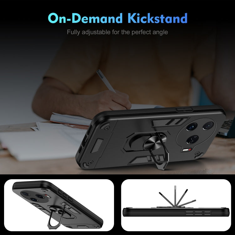 For Tecno Camon 30 Pro 5G Shockproof Metal Ring Holder Phone Case