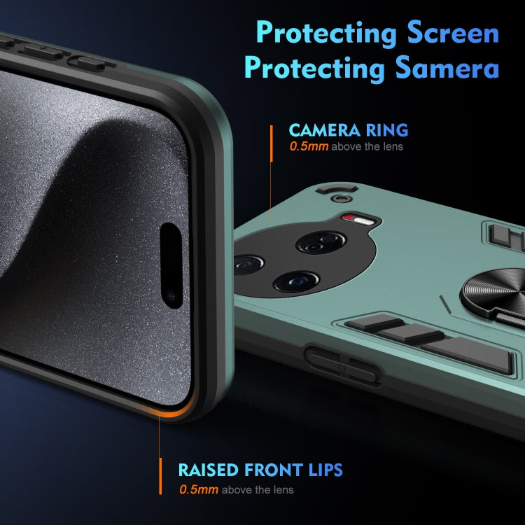 For Tecno Camon 30 Pro 5G Shockproof Metal Ring Holder Phone Case