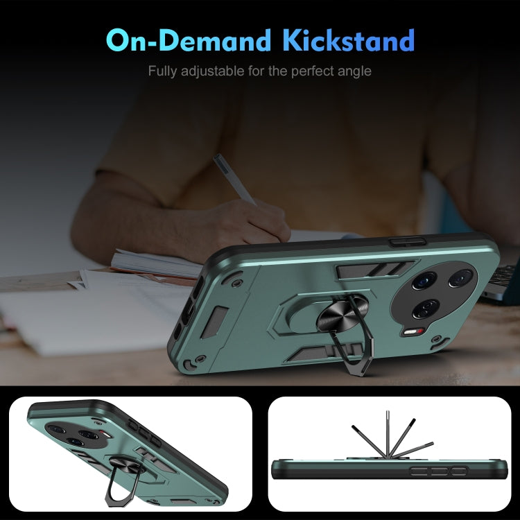 For Tecno Camon 30 Pro 5G Shockproof Metal Ring Holder Phone Case