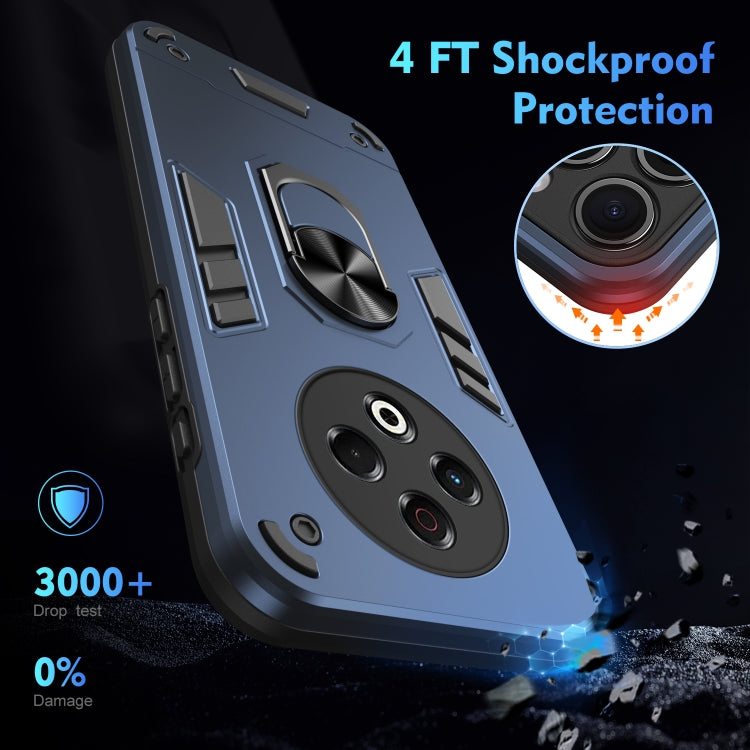 For Tecno Spark 30 Shockproof Metal Ring Holder Phone Case