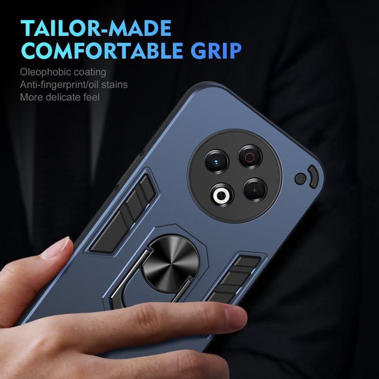 For Tecno Spark 30 Shockproof Metal Ring Holder Phone Case