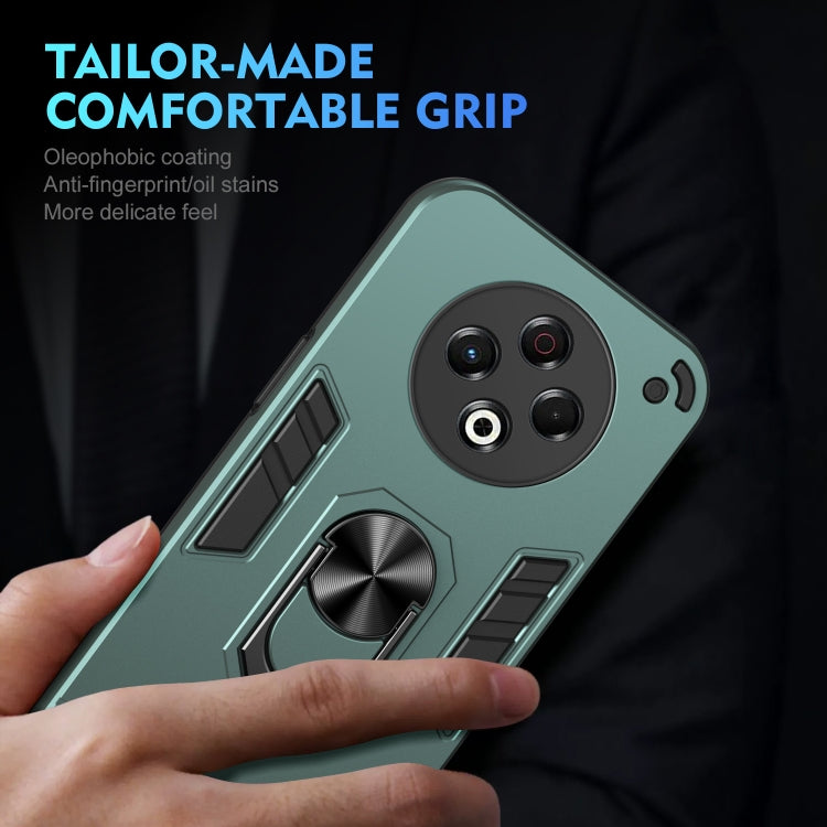For Tecno Spark 30 Shockproof Metal Ring Holder Phone Case