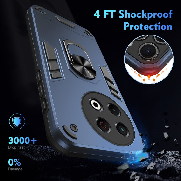 For Tecno Spark 30 Pro Shockproof Metal Ring Holder Phone Case