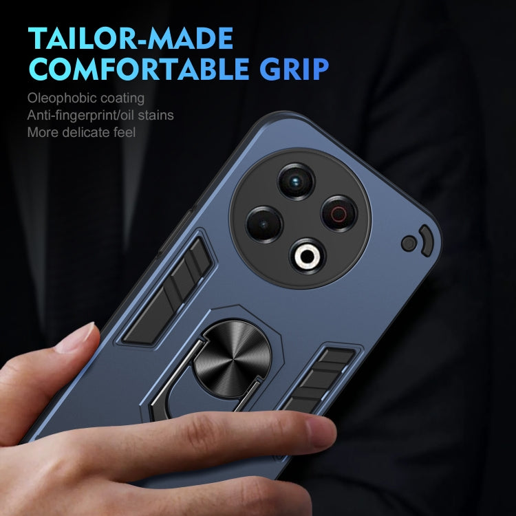 For Tecno Spark 30 Pro Shockproof Metal Ring Holder Phone Case