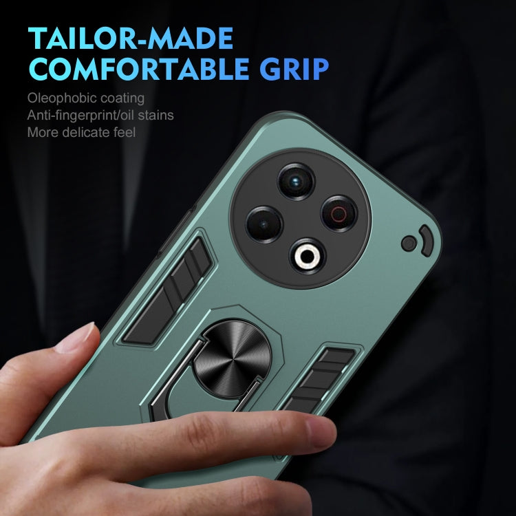 For Tecno Spark 30 Pro Shockproof Metal Ring Holder Phone Case