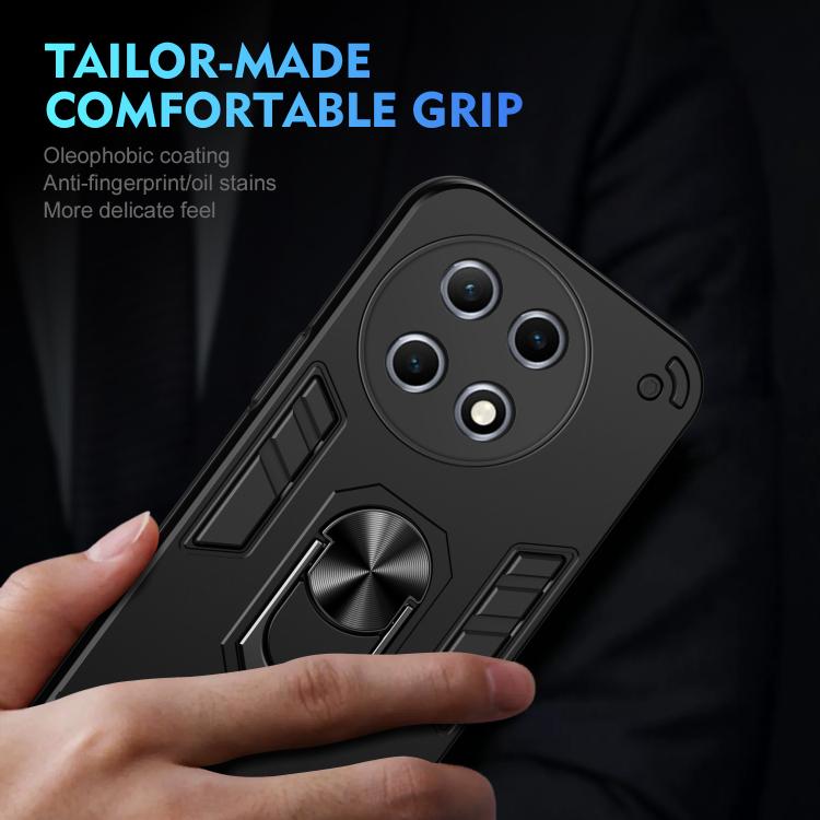 For Tecno Camon 30S / 30S Pro Shockproof Metal Ring Holder Phone Case