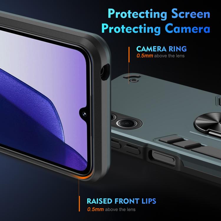 For Tecno Camon 40 Pro 4G Shockproof Metal Ring Holder Phone Case